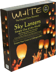 Sky Lantern 10 Pack  White